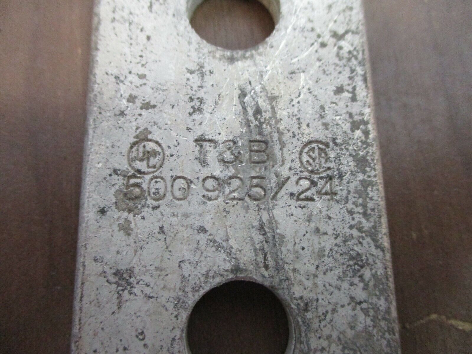 Thomas & Betts Crimp Lug 925/24 500MCM 2-Hole *Lot of 3* Used