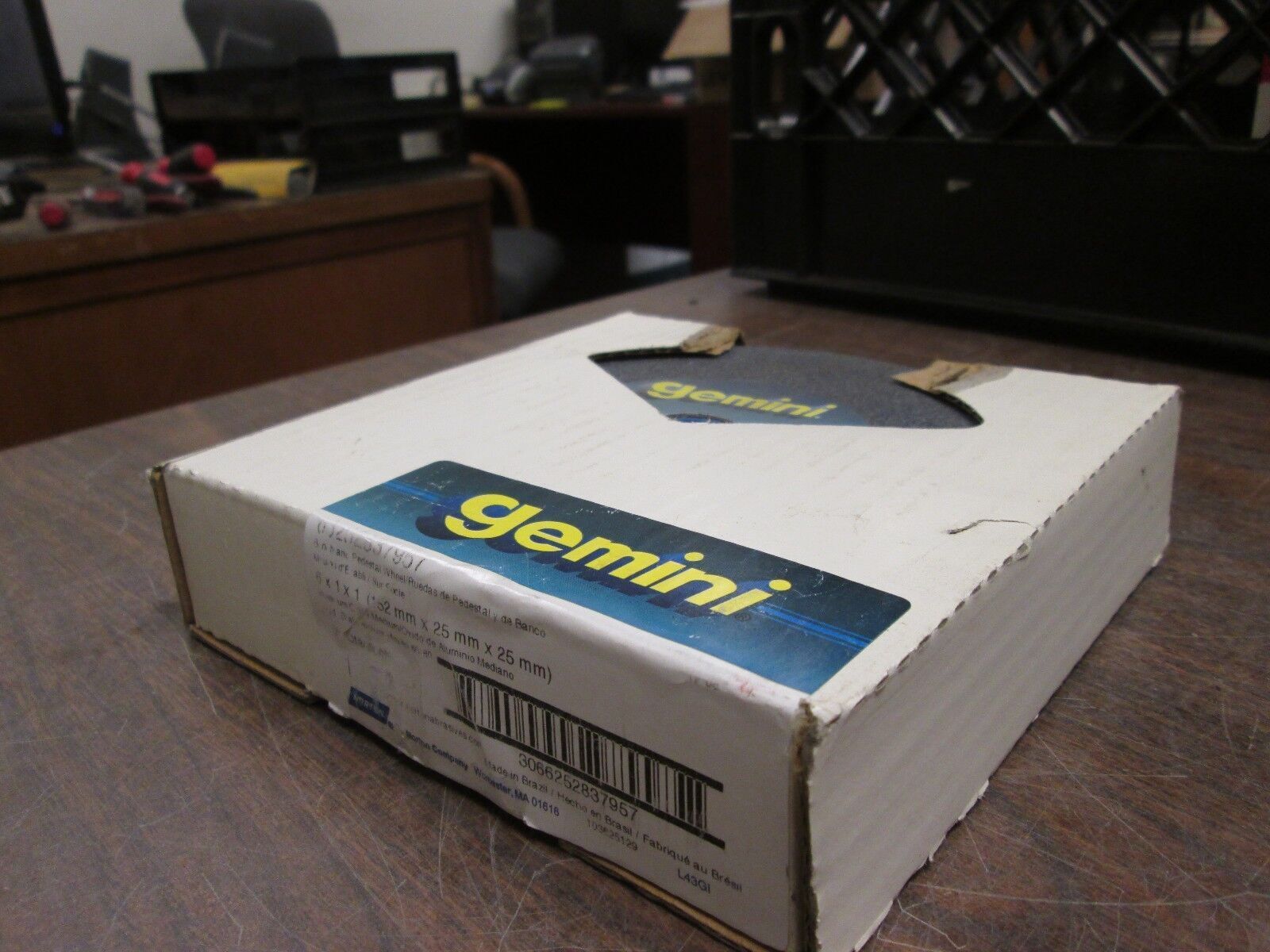 Gemini Bench & Pedestal Wheel 66252837957 Aluminum Oxide Size 6x1x1" New Surplus