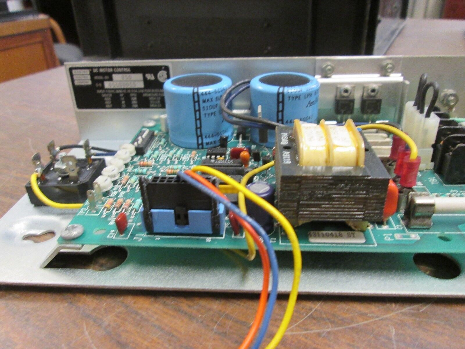 Bodine DC Motor Control Model 850 850SU055 115VAC 50/60Hz 9.0A 1Ph Used