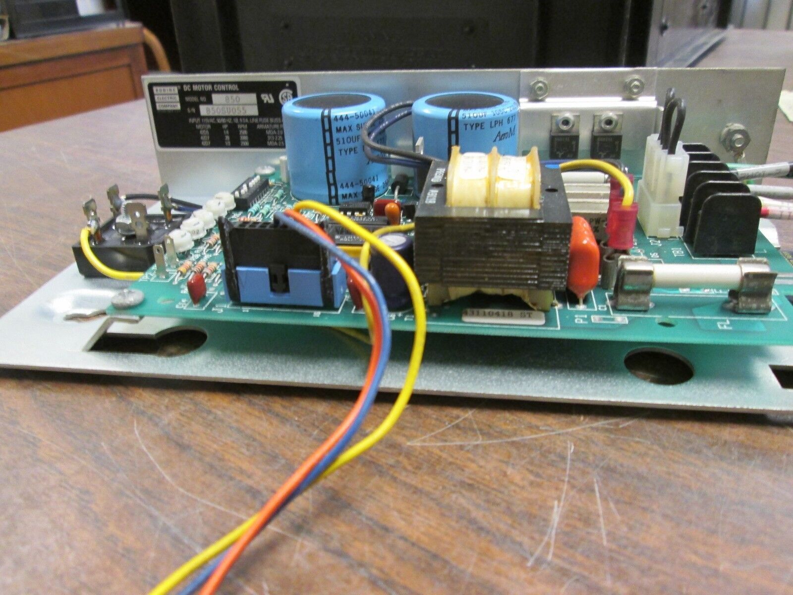 Bodine DC Motor Control Model 850 850SU055 115VAC 50/60Hz 9.0A 1Ph Used