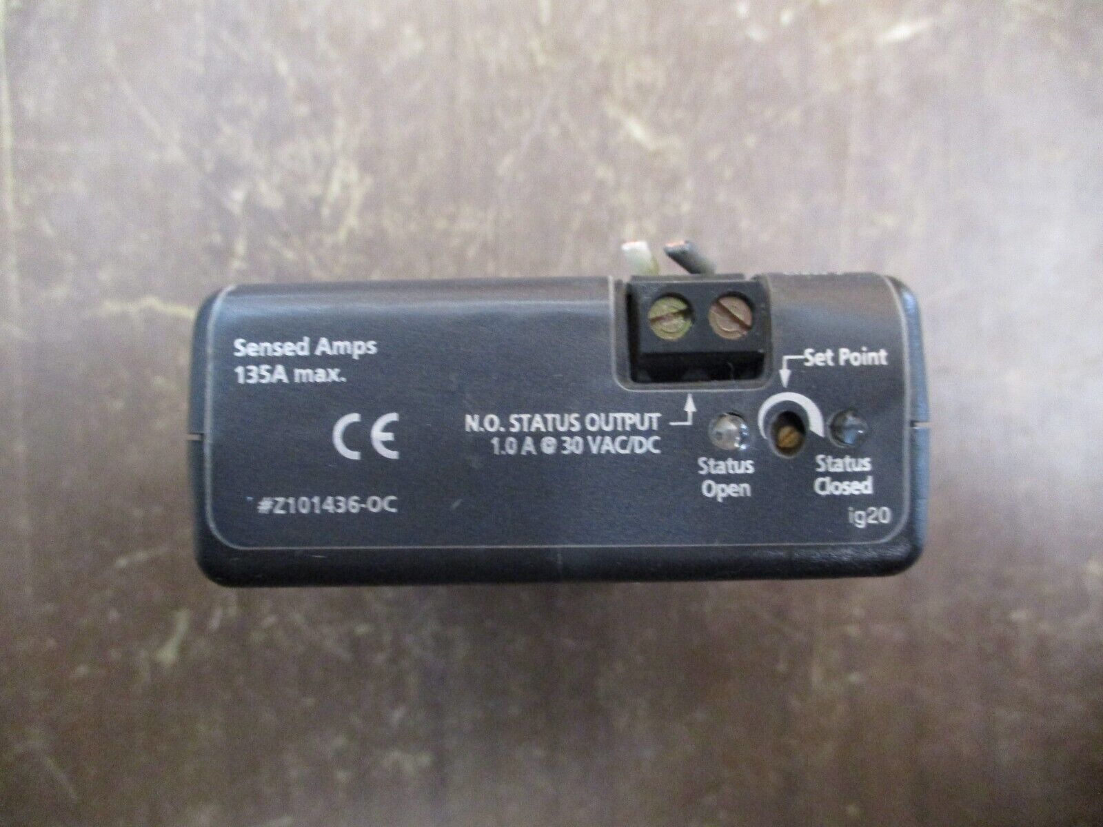 Veris Hawkeye 908 Current Sensor H908 Sensed: 135A Max *Broken Fin* Used