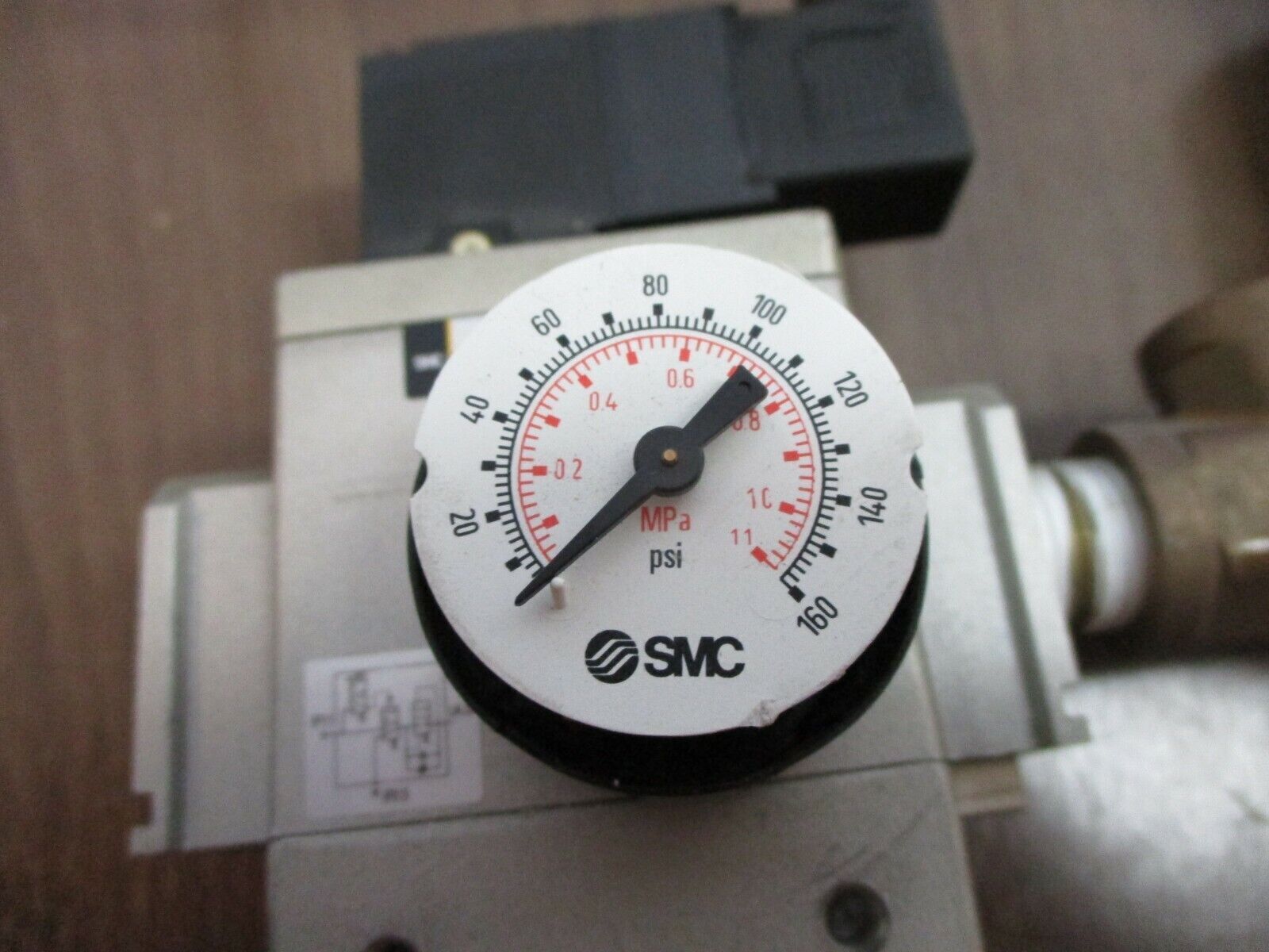 SMC Regulator / Soft Start Valve Assembly NAR4000-N04 / NAV4000-N04-5D2 24VDC