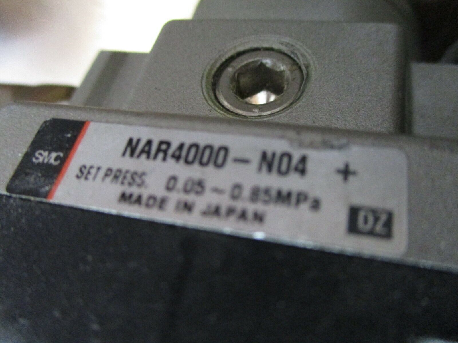 SMC Regulator / Soft Start Valve Assembly NAR4000-N04 / NAV4000-N04-5D2 24VDC
