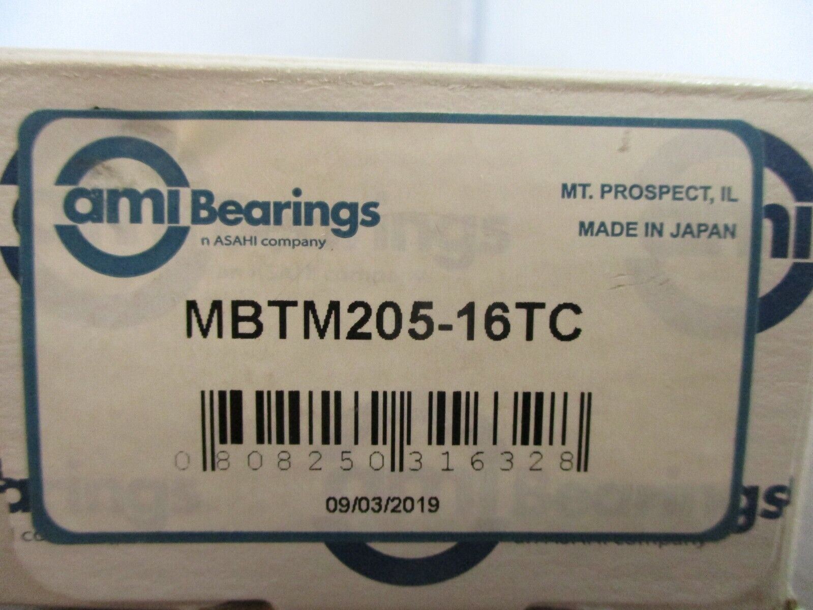 AMI Ball Bearing MBTM205-16TC New Surplus