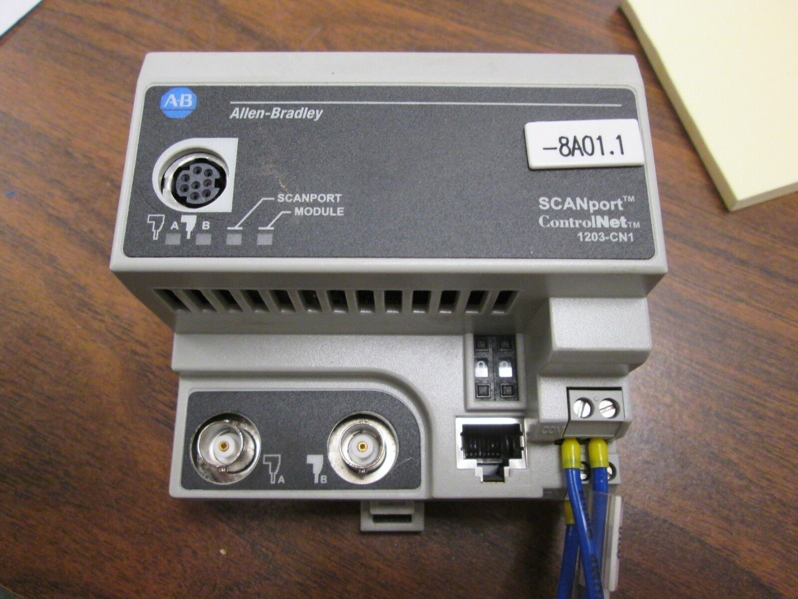 Allen-Bradley Scanport Control Net 1203-CN1 Scanport 12VDC 60MA Used