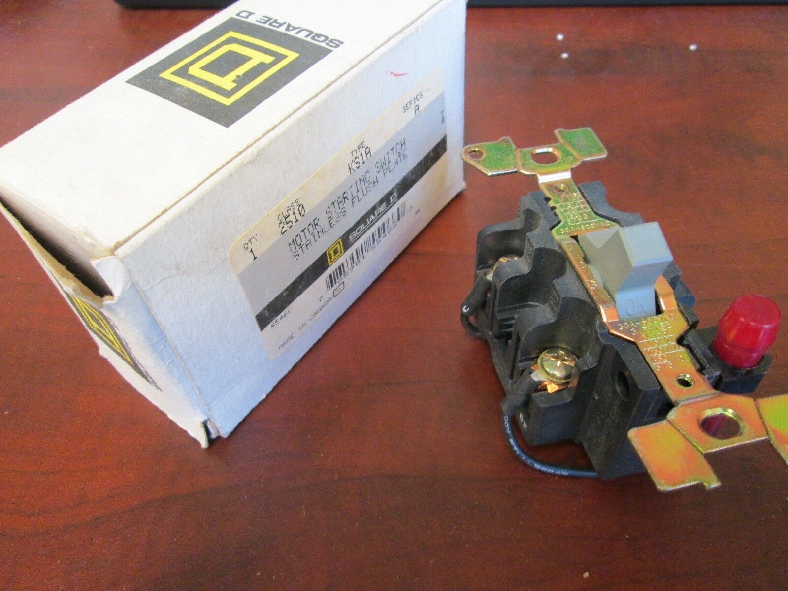 Square D Motor Starting Switch 2510KS1A 30A 600V New
