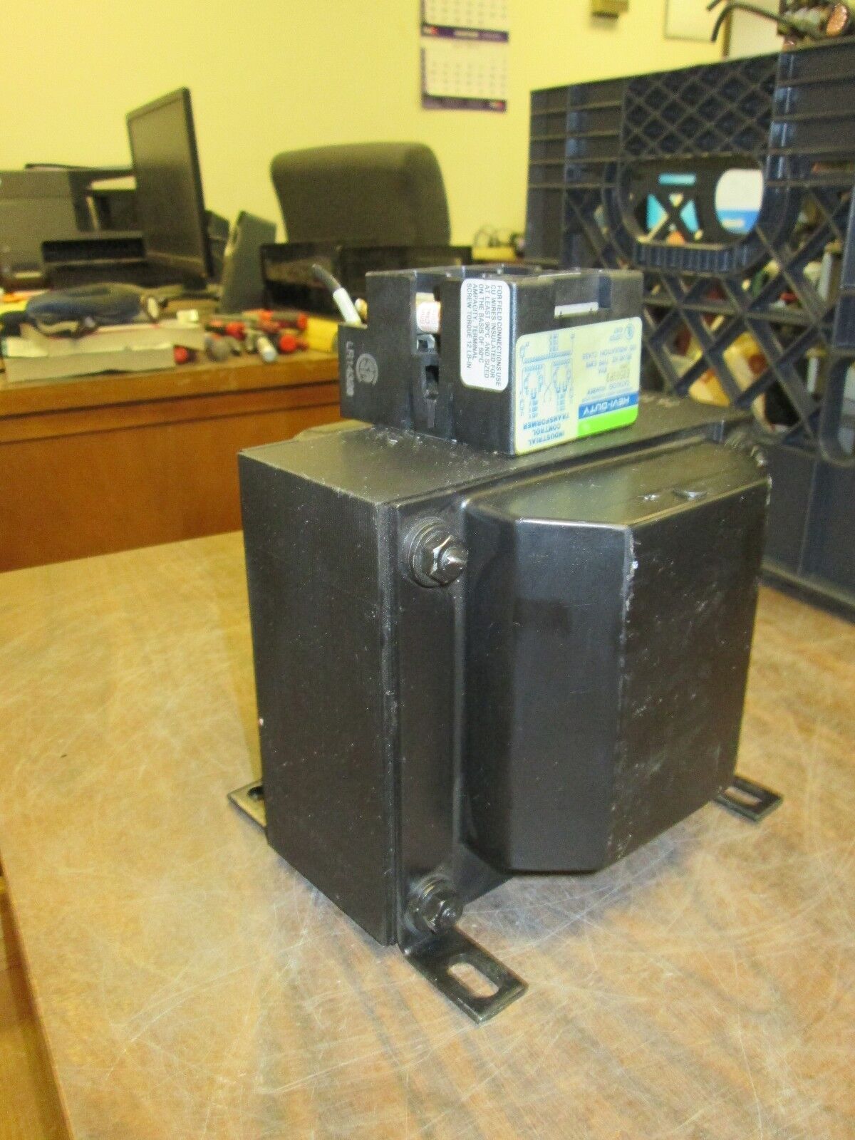 Hevi-Duty Control Transformer E8503PB 0.850KVA Pri 480V/240V Sec 120V Used