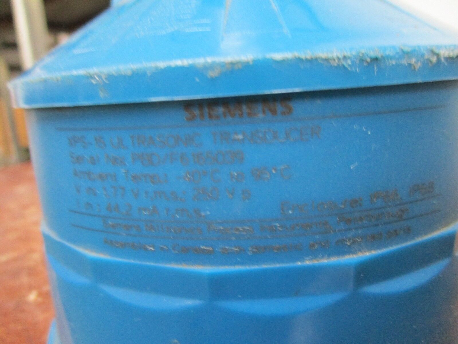 Siemens Ultrasonc Transducer XPS-15 1.77V RMS 44.2mA RMS Used