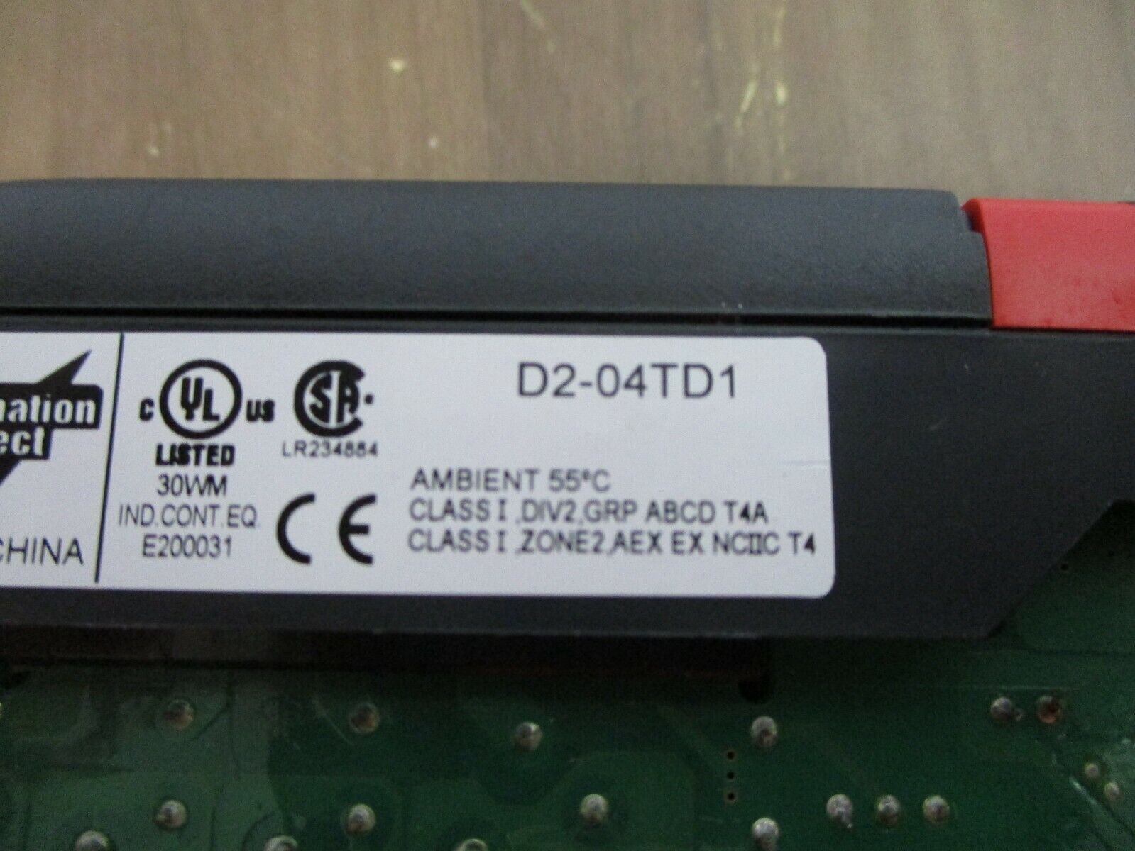 Automation Direct Discreate Output Module D2-04TD1 Used