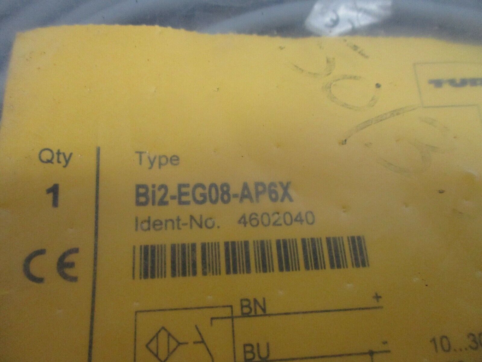 Turck Inductive Sensor Bi2-EG08-AP6X 10-30VDC 150mA New Surplus