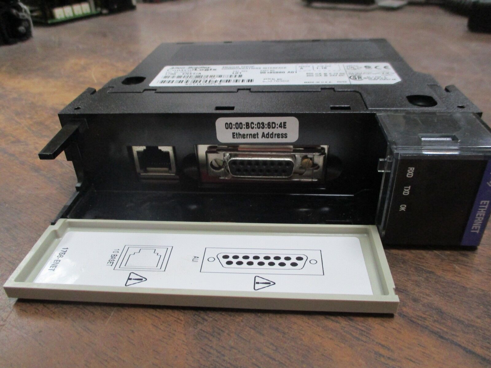 Allen-Bradley ControlLogix Ethernet TCP/IP Comm Interface 1756-ENET/A Used