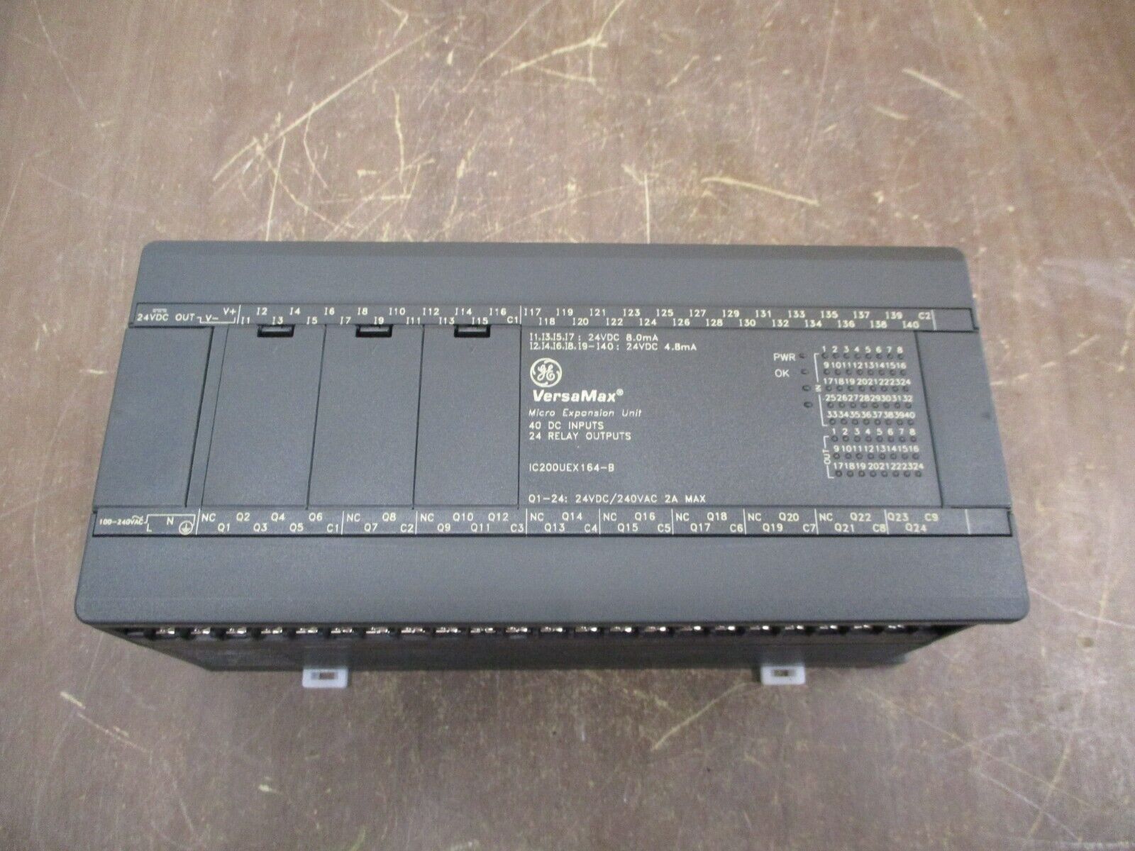 GE VersaMax 64 PT Expansion AC/DC/Relay Module IC200UEX164-B New Surplus