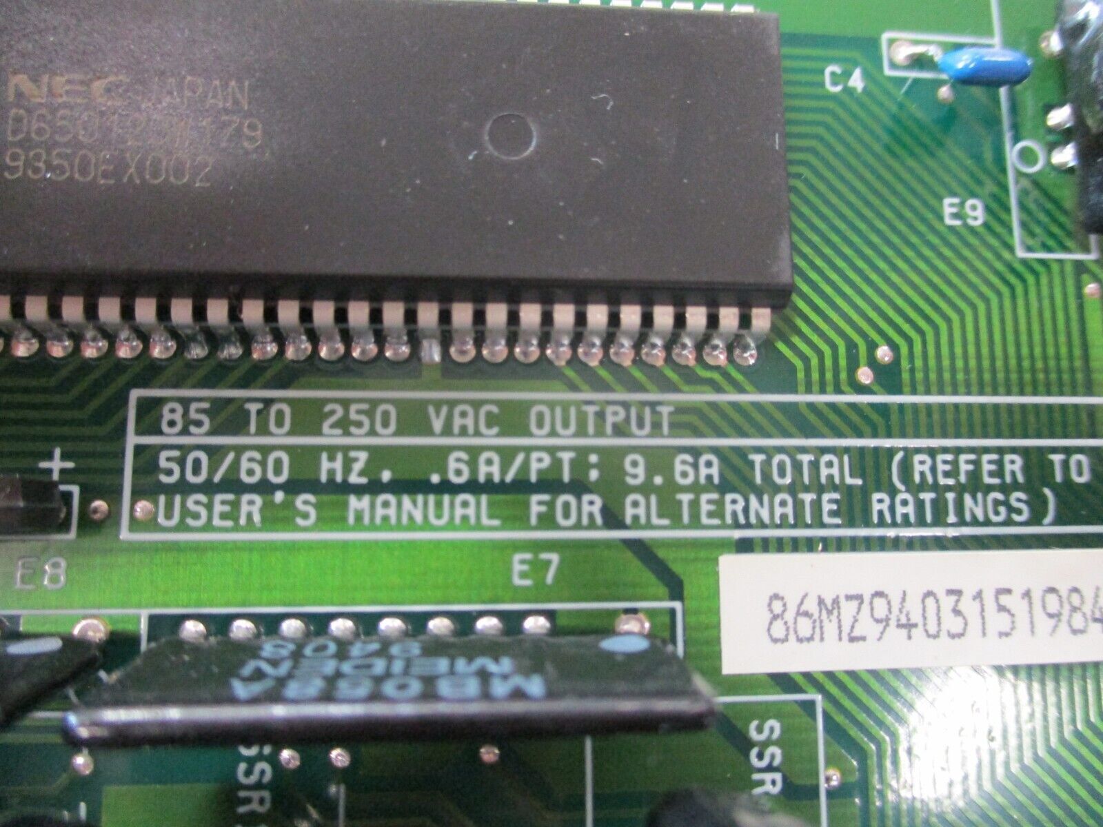 Siemens 505-4816 Output Module 2586270-0002 110-220VAC New Surplus
