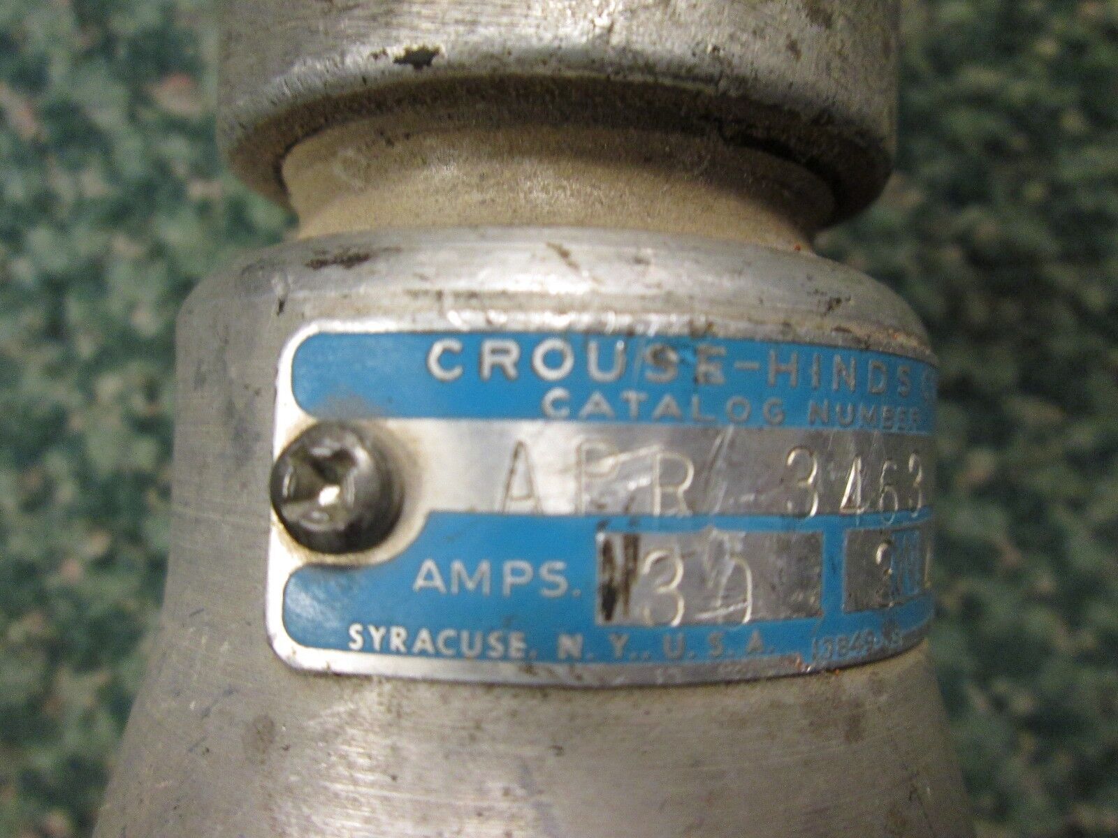 Crouse-Hinds Connector APR3463 30A 600V 3W 4P Used