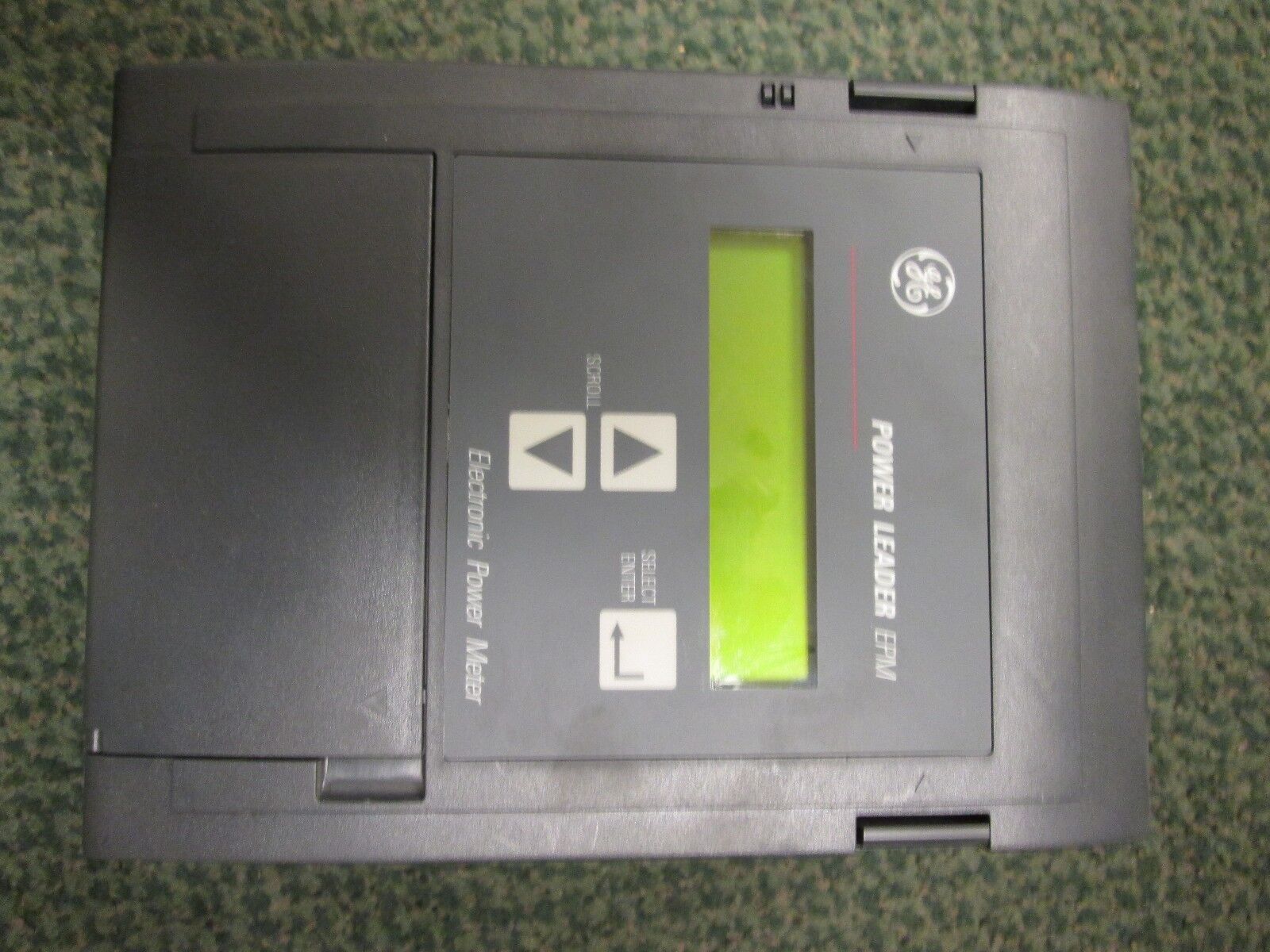 GE Power Leader Electronic Power Meter PLE3PNLDG 10A 277VAC 50/60hz Used