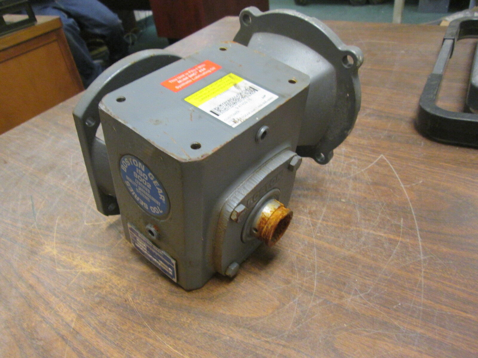 Boston Gear Reducer SF718V5NSB5J Ratio 5:1 2.08HP In 337 In/Lb Torque Out Used