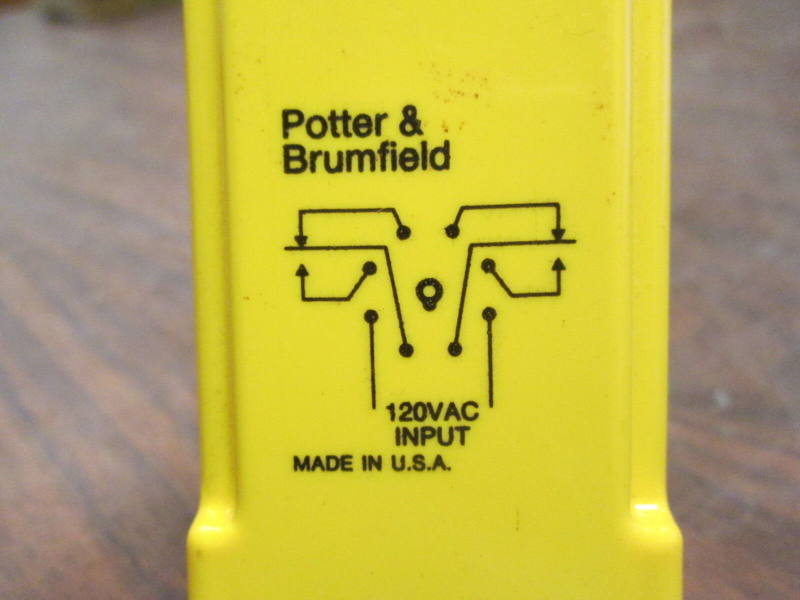 Potter & Brumfield Time Delay Relay CDB-38-70004 120V 0.6-60Sec Used