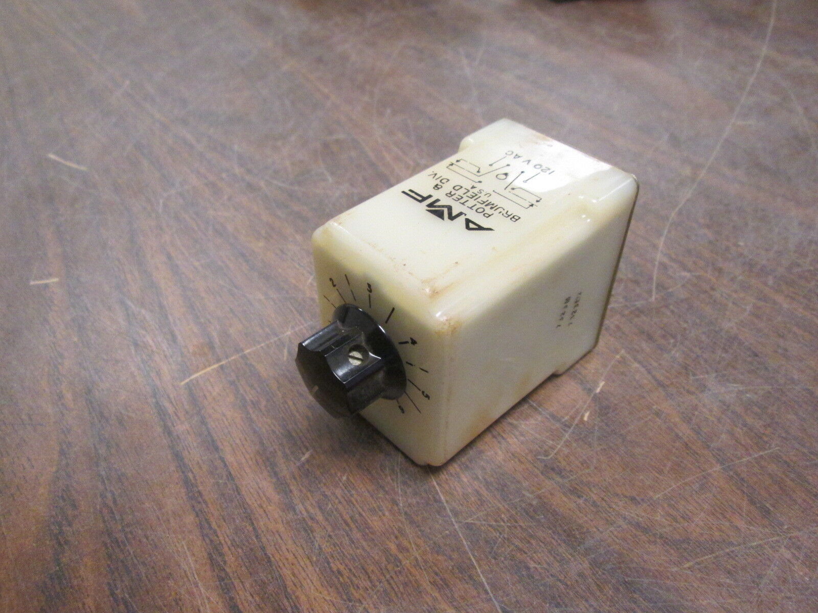 Potter & Brumfield Time Delay Relay CHB-38-70001 120V 1-10Sec Used