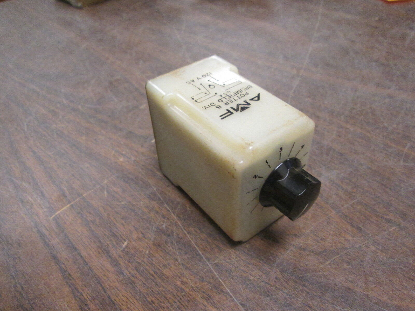 Potter & Brumfield Time Delay Relay CHB-38-70001 120V 1-10Sec Used