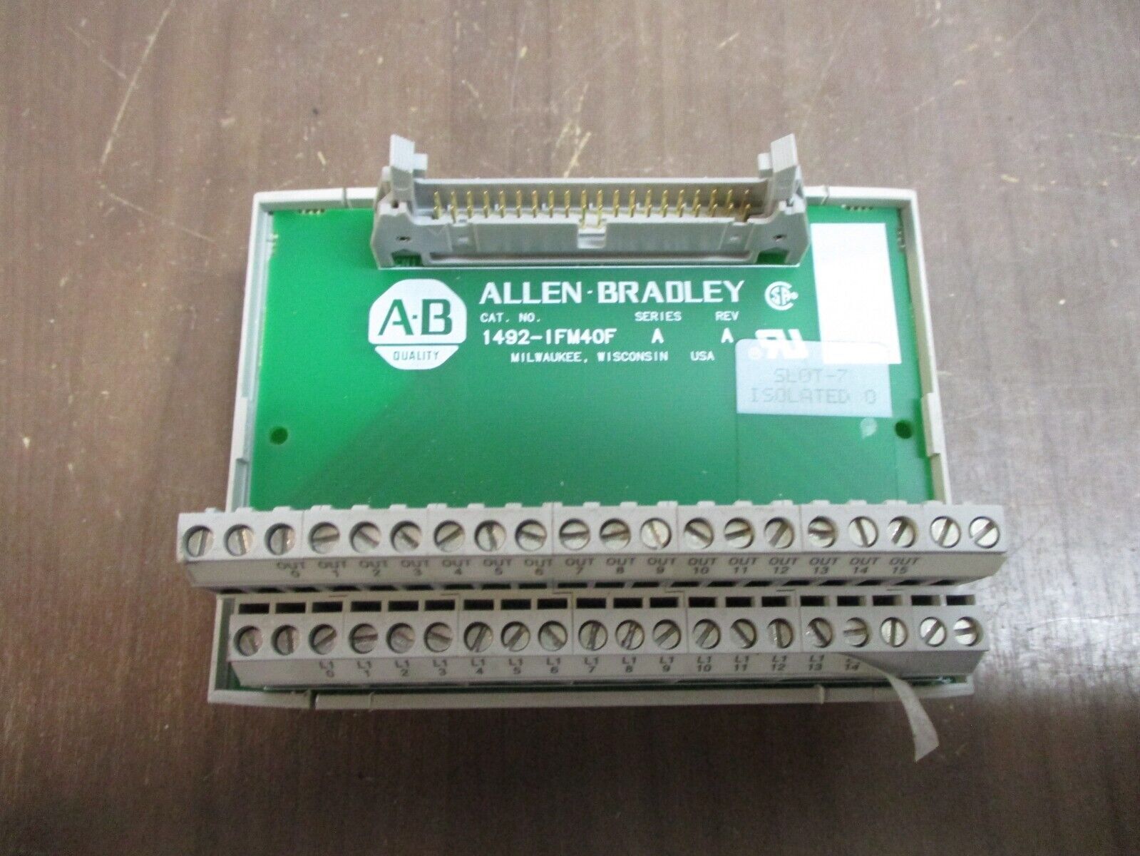 Allen-Bradley Interface Module 1492-IFM40F Ser. A Rev. A Used