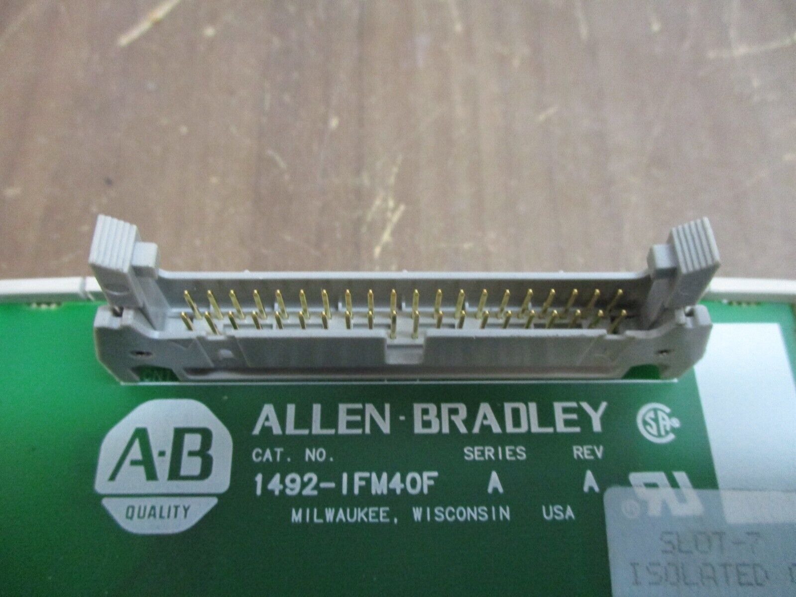 Allen-Bradley Interface Module 1492-IFM40F Ser. A Rev. A Used