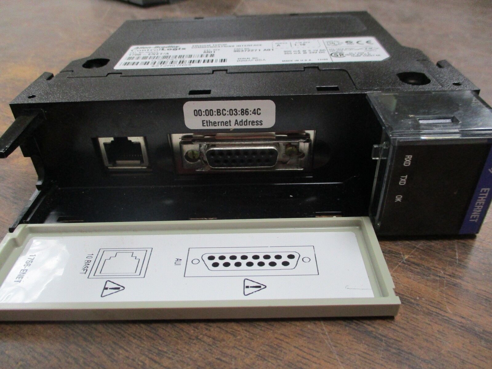 Allen-Bradley ControlLogix Ethernet TCP/IP Comm Interface 1756-ENET/A Used