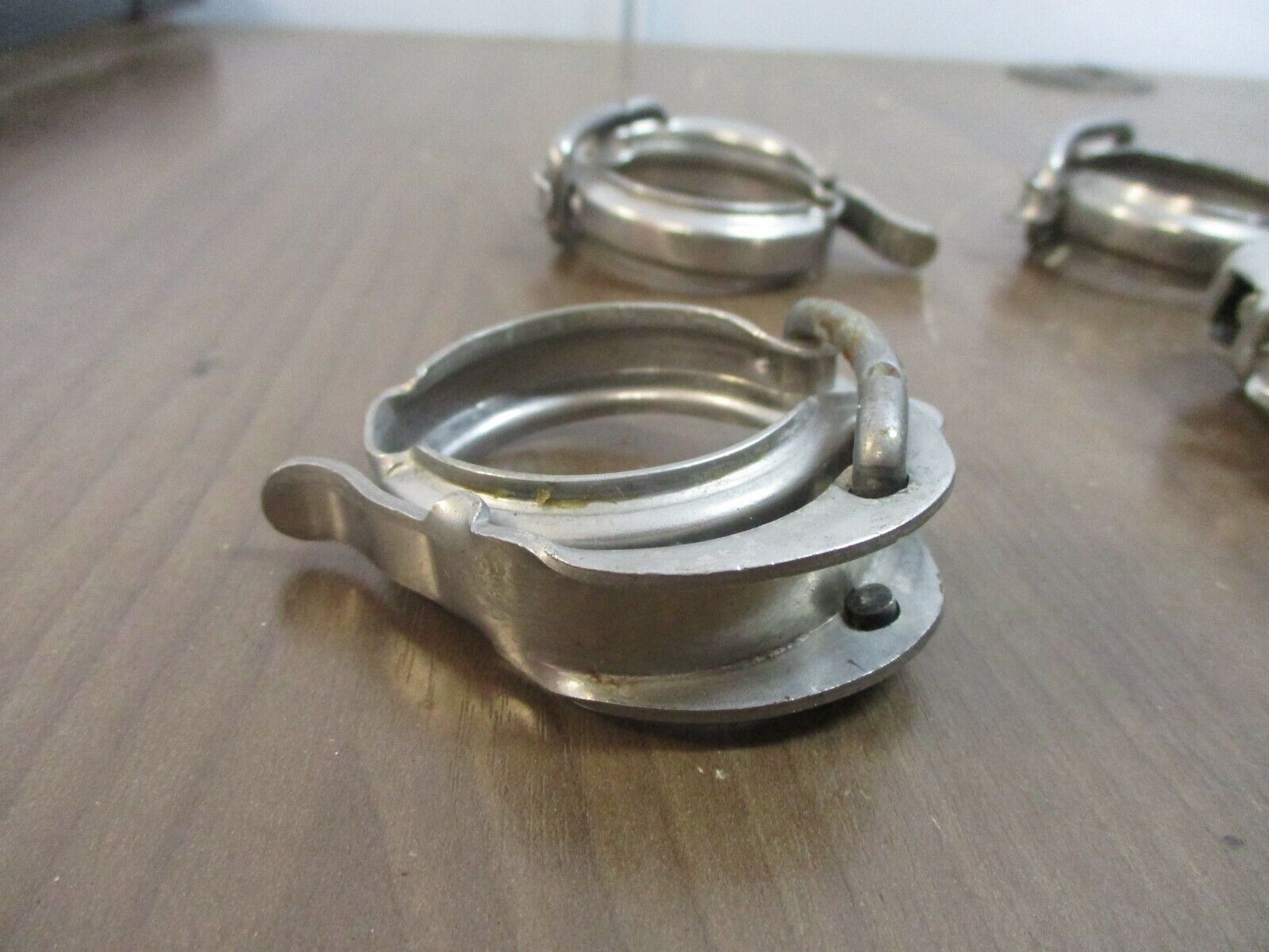 Misc. Brand Stainless Steel Sanitary Clamp Size: 1/2" *Lot of 4* Used