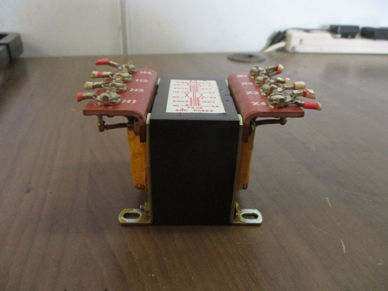 GE Transformer 218A4483P30 75VA Pri: 240V Sec: 120V 60Hz Used