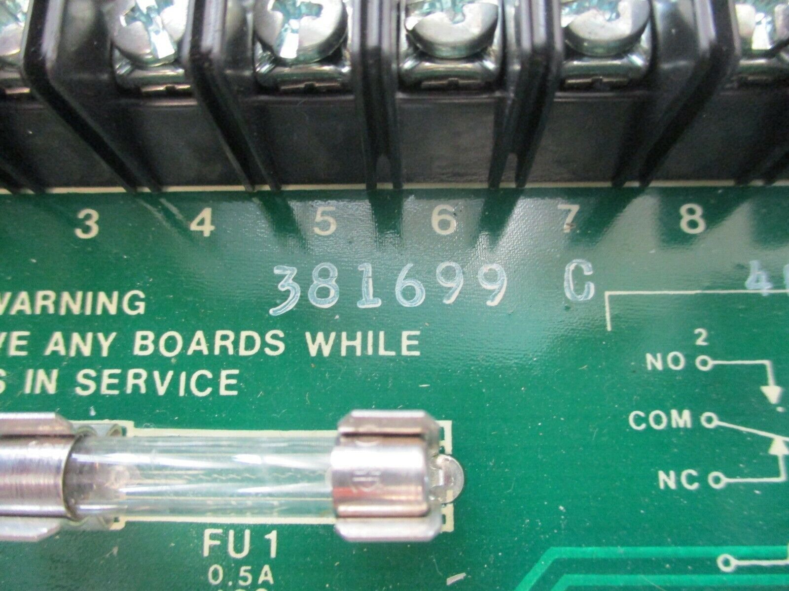 ASCO Sensing Panel Main Board 381699C Used