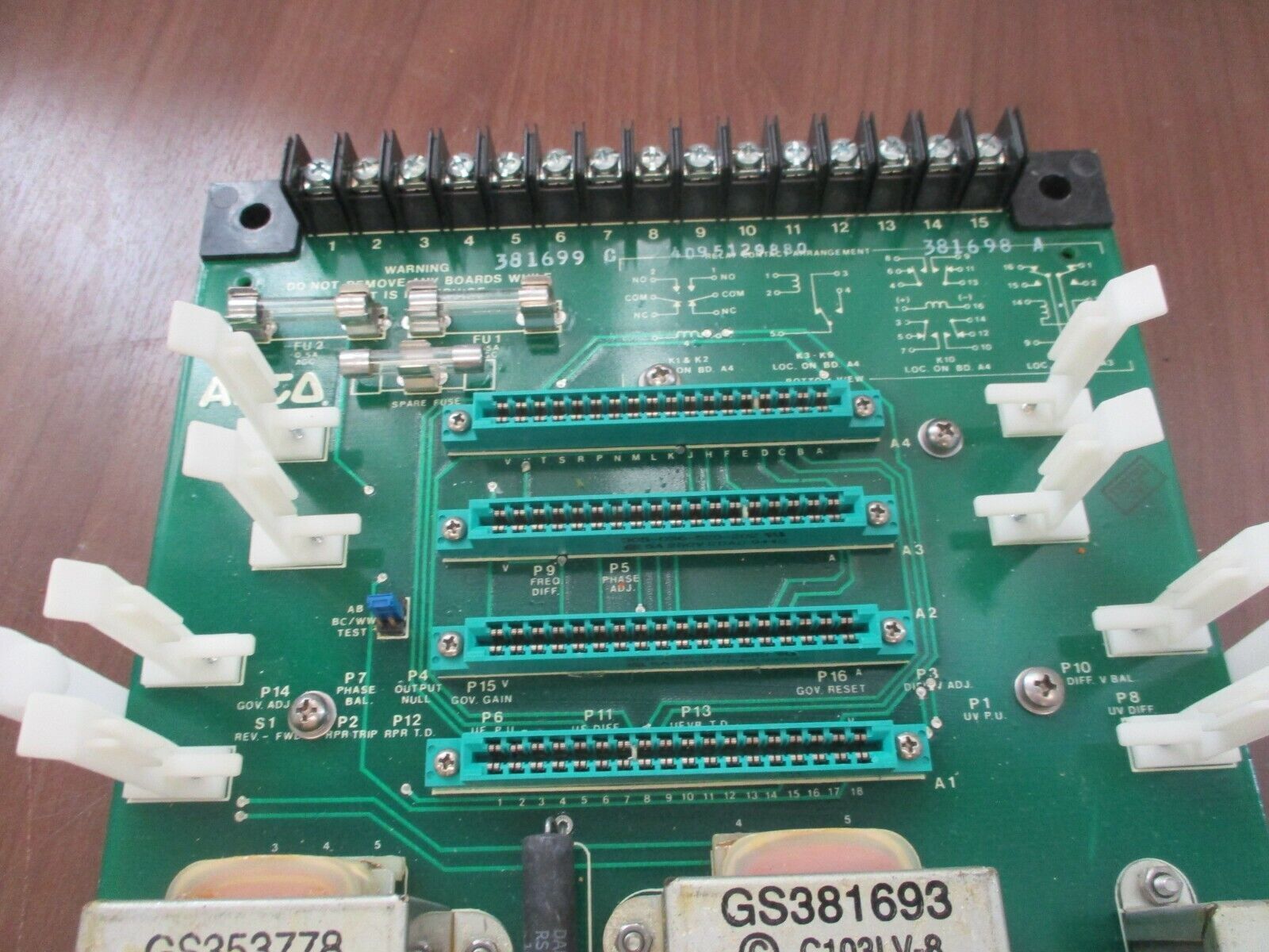 ASCO Sensing Panel Main Board 381699C Used