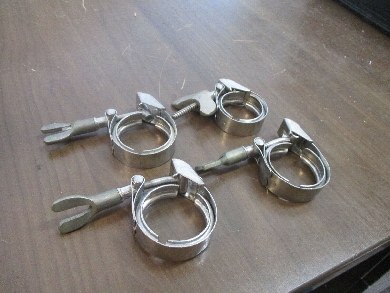 Dixon Stainless Steel Sanitary Clamp Size: 1 1/2" *Lot of 4* Used