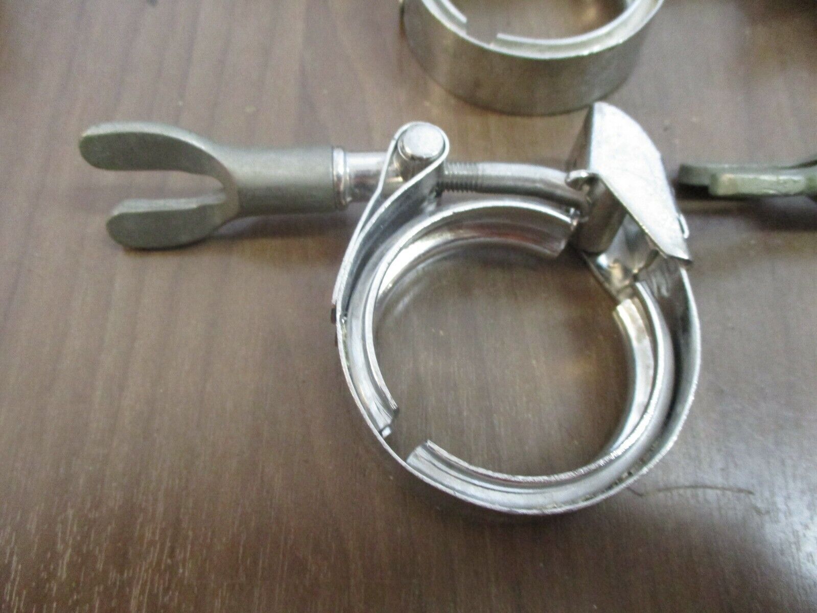 Dixon Stainless Steel Sanitary Clamp Size: 1 1/2" *Lot of 4* Used