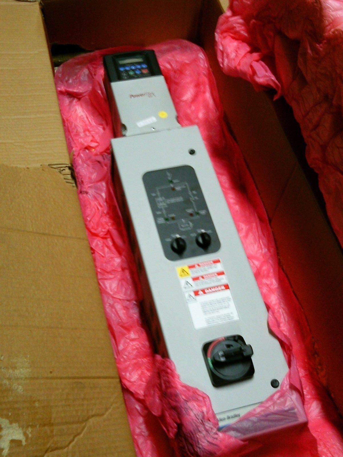 Allen-Bradley PowerFlex 400 AC Drive w/Bypass 23C-D6P0A103NNBANN 3HP New Surplus