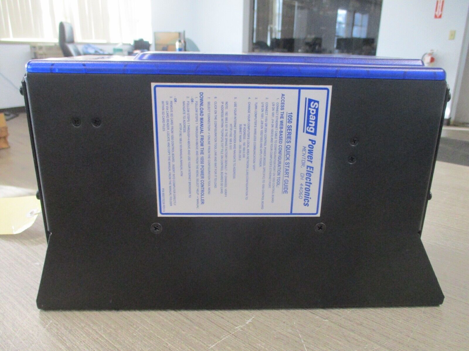 Spang Power Controller 1051-0050-I00-T-1-00 Control:115VAC Power:20-600VAC Used