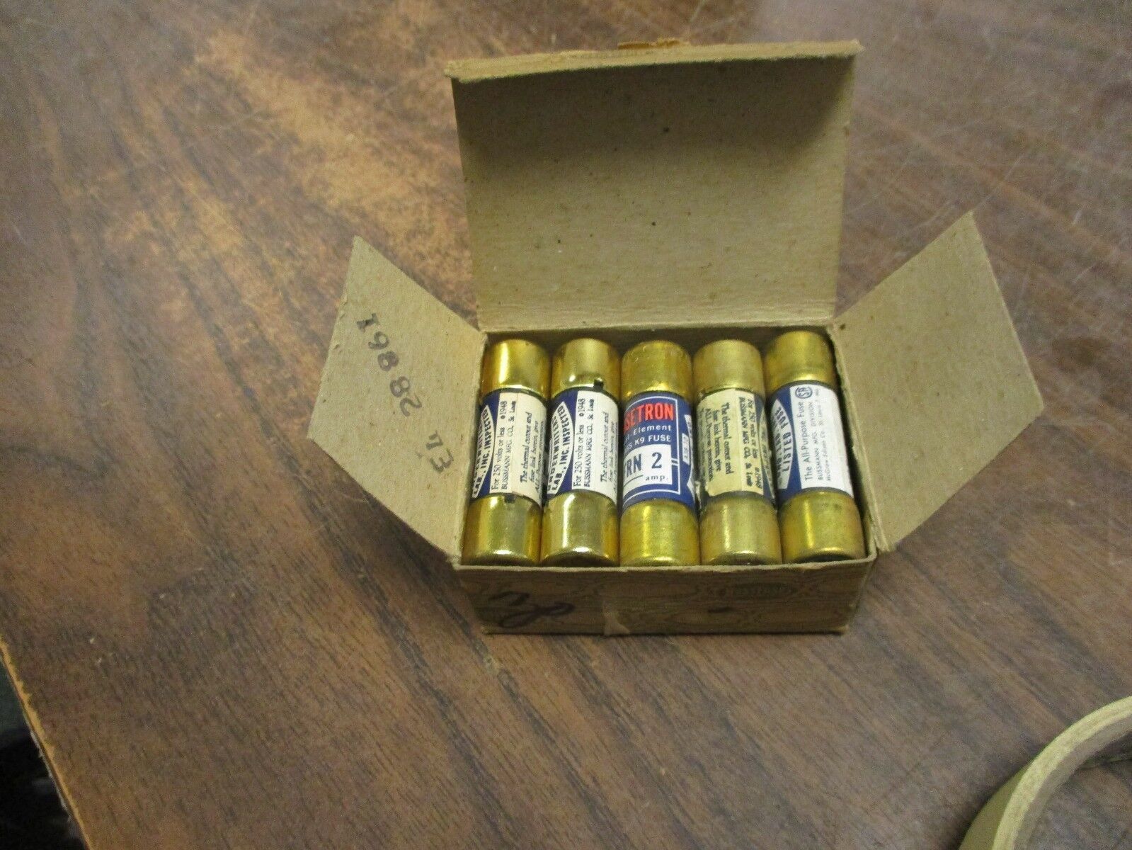 Bussmann Fusetron Fuse FRN 2 250V 2A *Box of 10* New Surplus