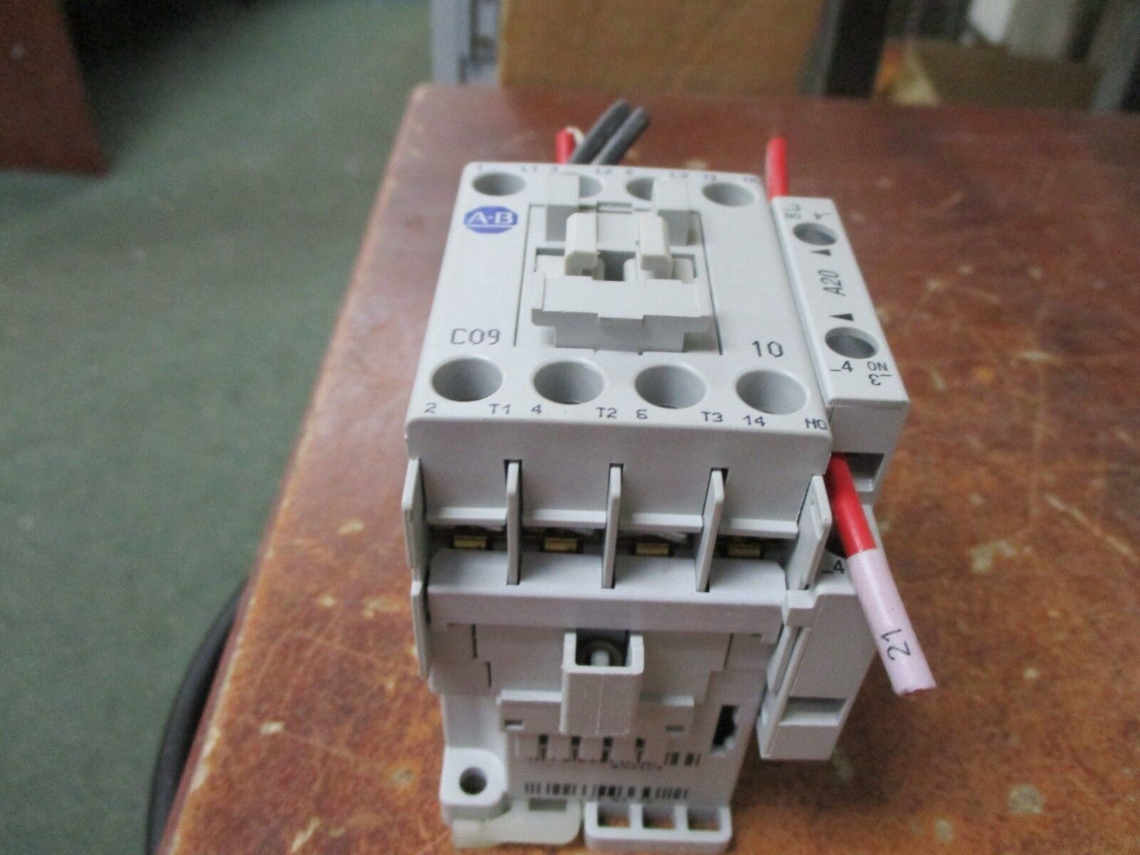 Allen-Bradley Contactor 100-C09*10 25A 120V Coil w/ Aux Contact Used