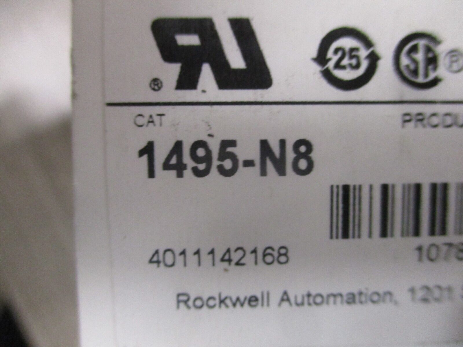 Allen-Bradley Aux. Contact 1495-N8 Ser. B 1 N.O. New Surplus