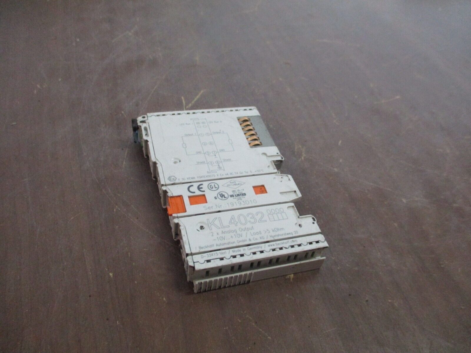 Beckoff Analog Output Module KL4032 2x Used