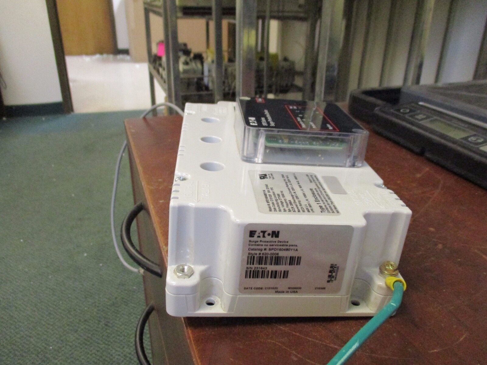 Eaton SPD Series Surge Protective Device SPD160480Y1A 277/480V Used