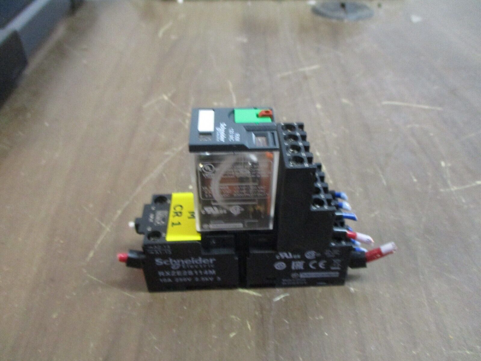 Schneider Electric Relay RXM4AB2F7 120V Coil w/ Base Used