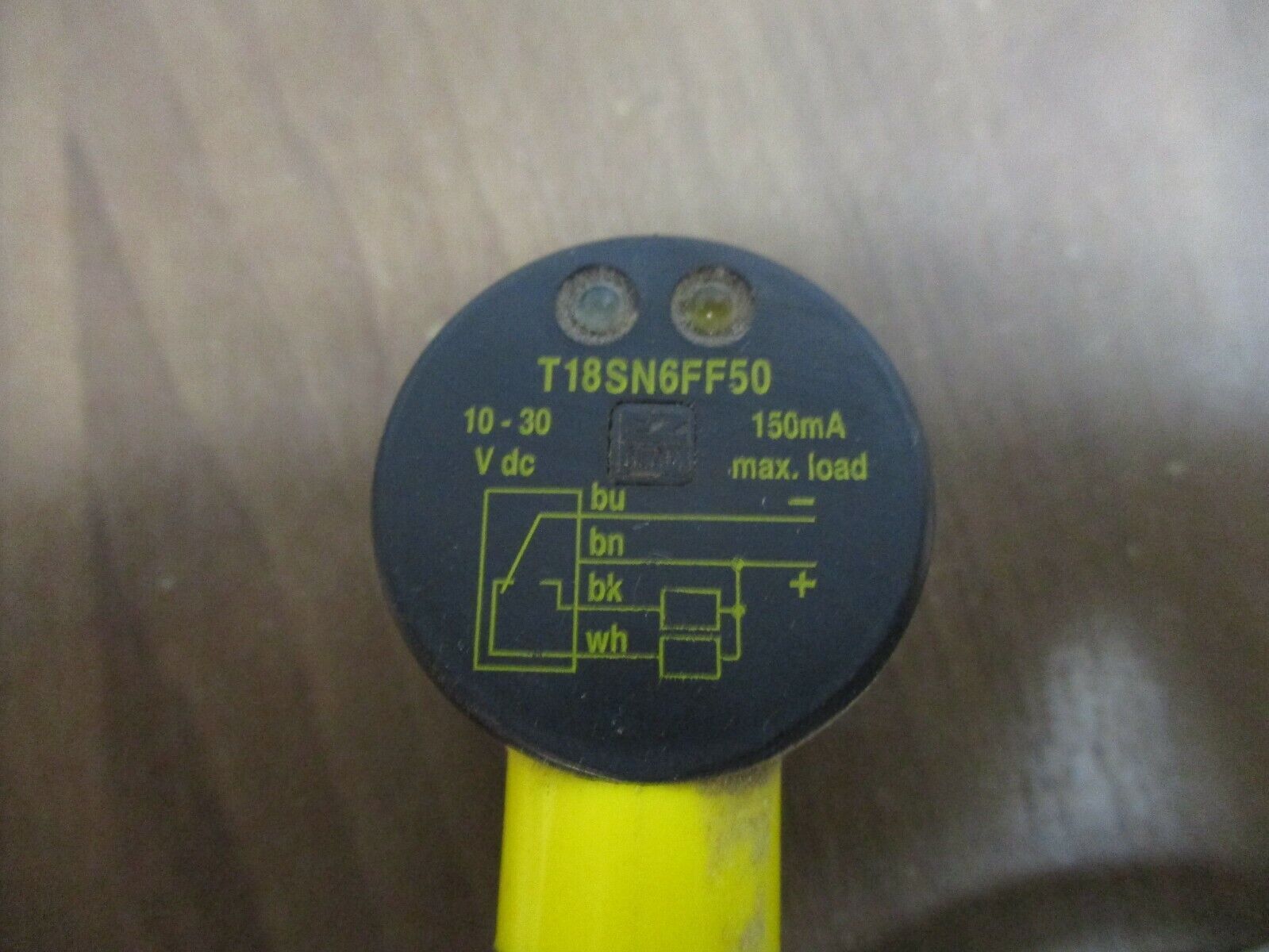 Banner Photoelectric Sensor T18SN6FF50 10-30VDC 150mA Used
