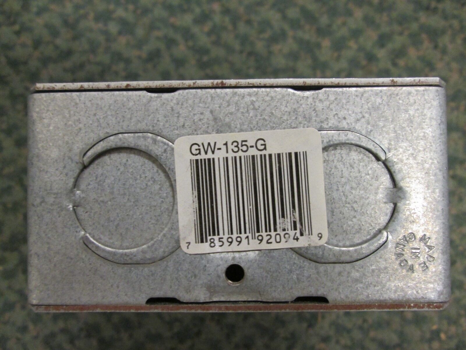 Thomas & Betts Outlet Box GW135G Box of 19 1 gang 3-1/2" deep 1/2" & 3/4" KOs