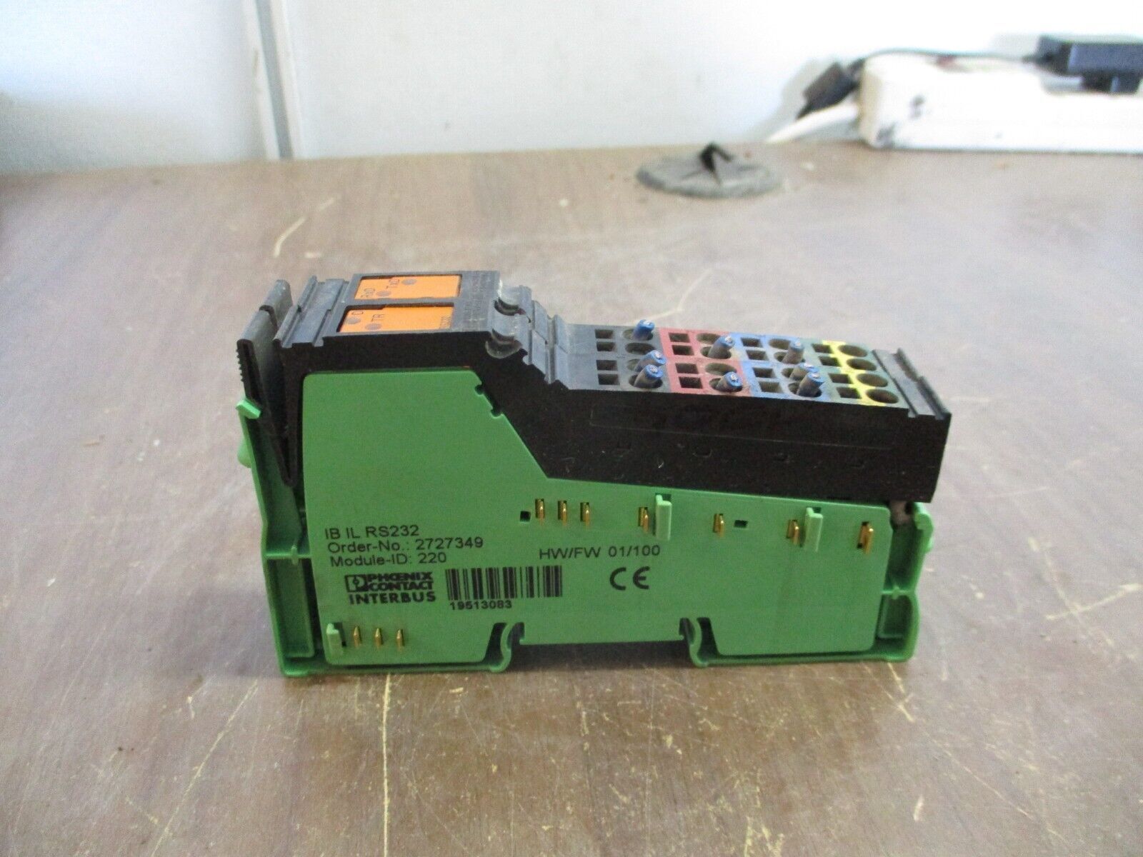 Phoenix Contact IBILRS232 Interbus Inline Function Terminal 2727349 HW: 01 Used
