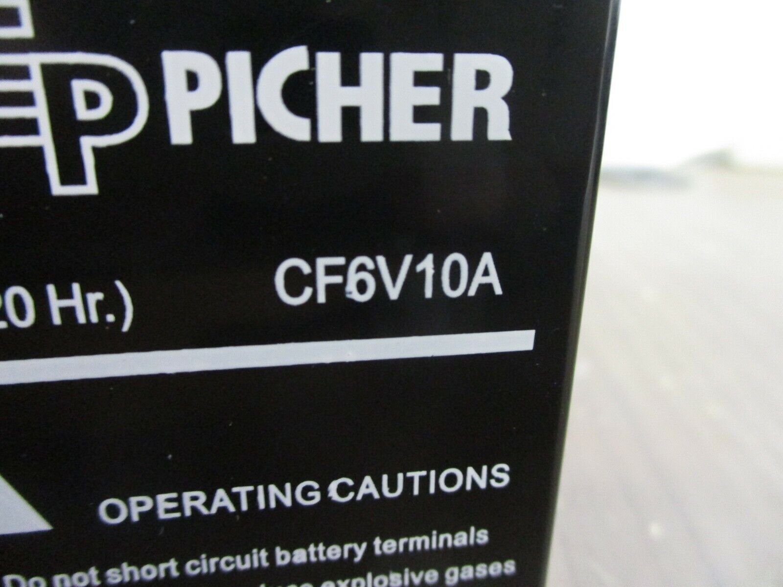 Eagle Picher Carefree Lead Acid Battery CF6V10A 6V 10AH *No Box* New Surplus