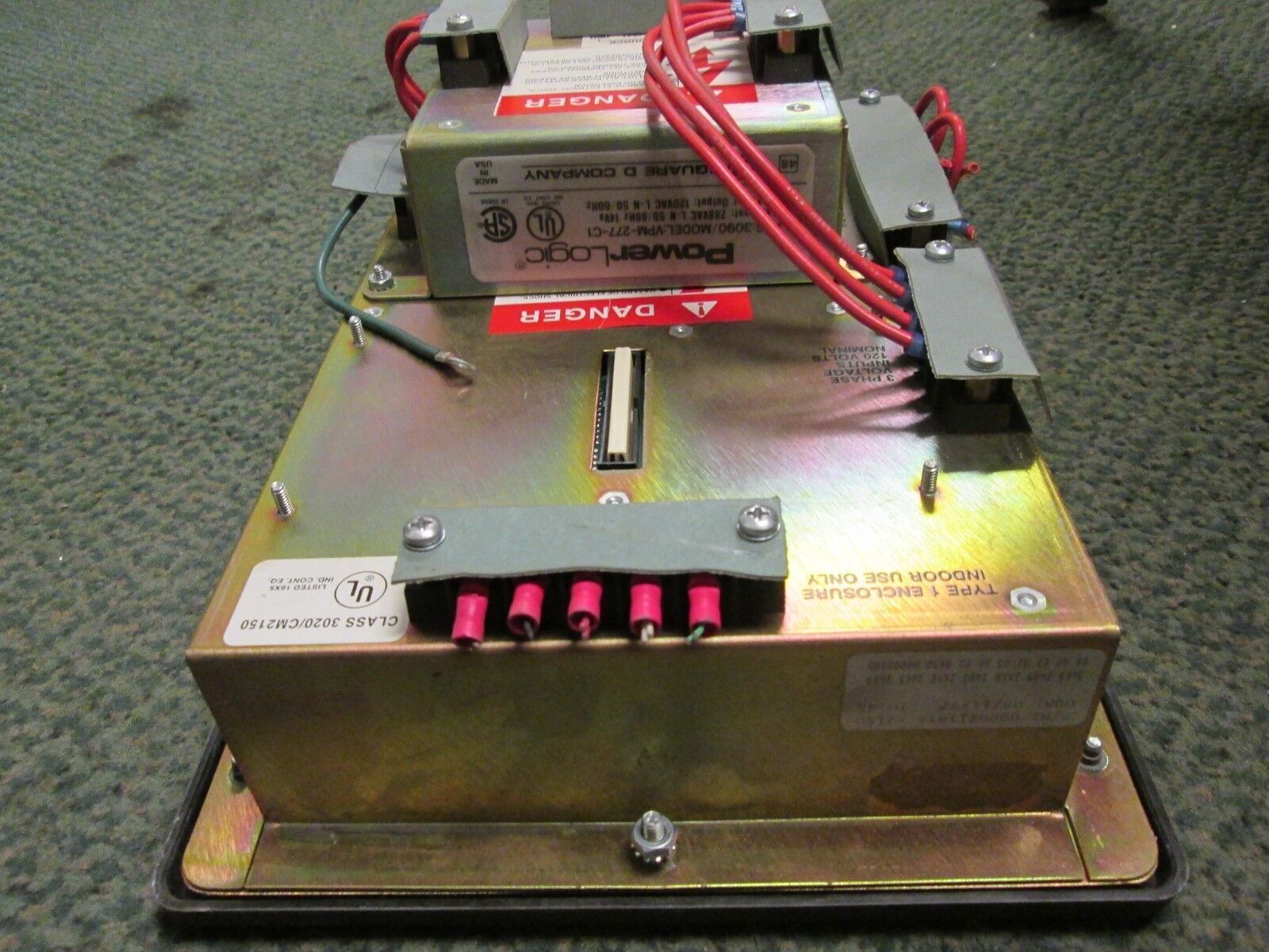 Square D Power Logic Circuit Monitor 3020 CM2150 3090 VPM-277-C1 Used