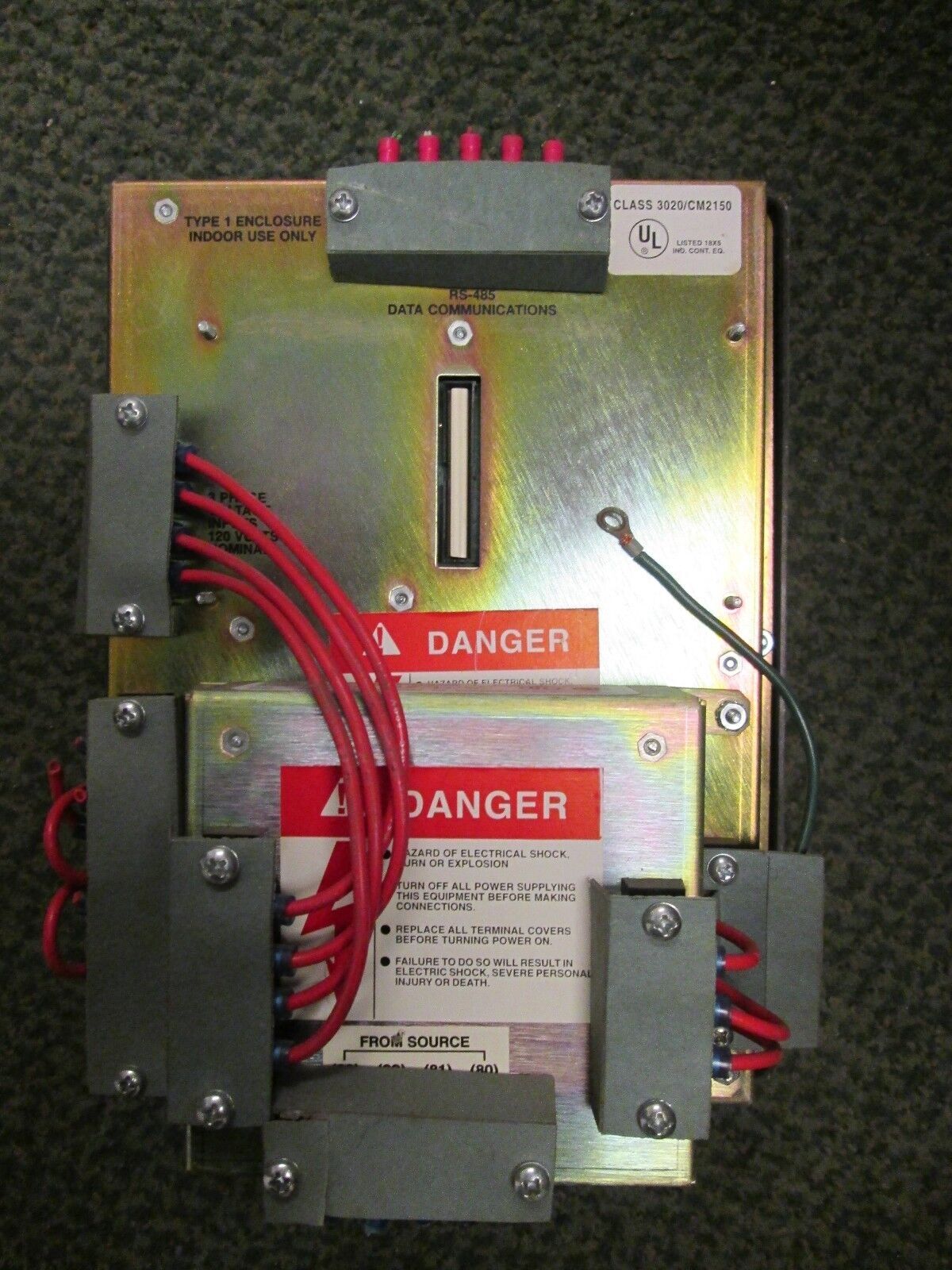 Square D Power Logic Circuit Monitor 3020 CM2150 3090 VPM-277-C1 Used