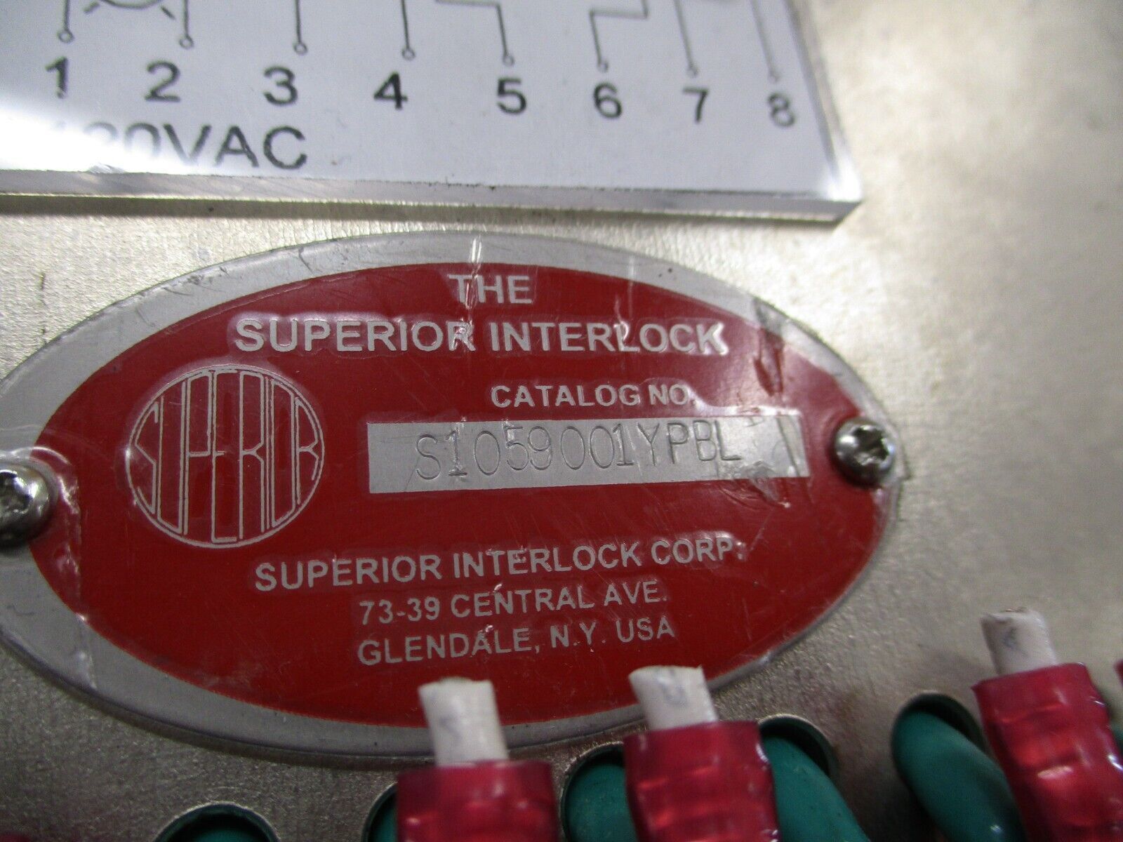 Superior Electrical Interlock S1059001YPBL Used