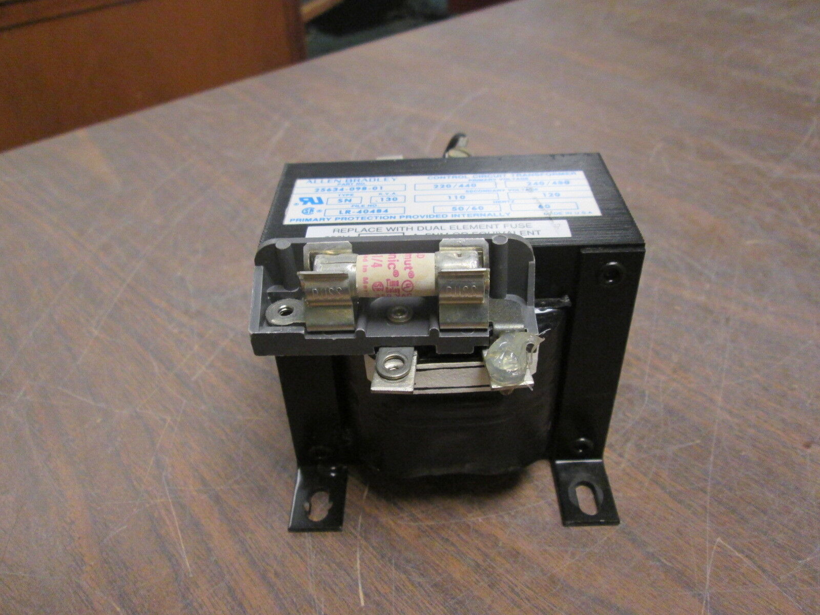 Allen-Bradley Control Circuit Transformer 25634-098-01 0.130KVA Used