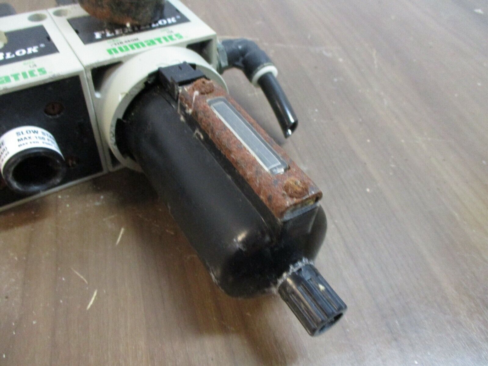Numatics FlexiBlok Slow Start Valve/Filter/Regulator S32C-06BK / P32B-06GM Used