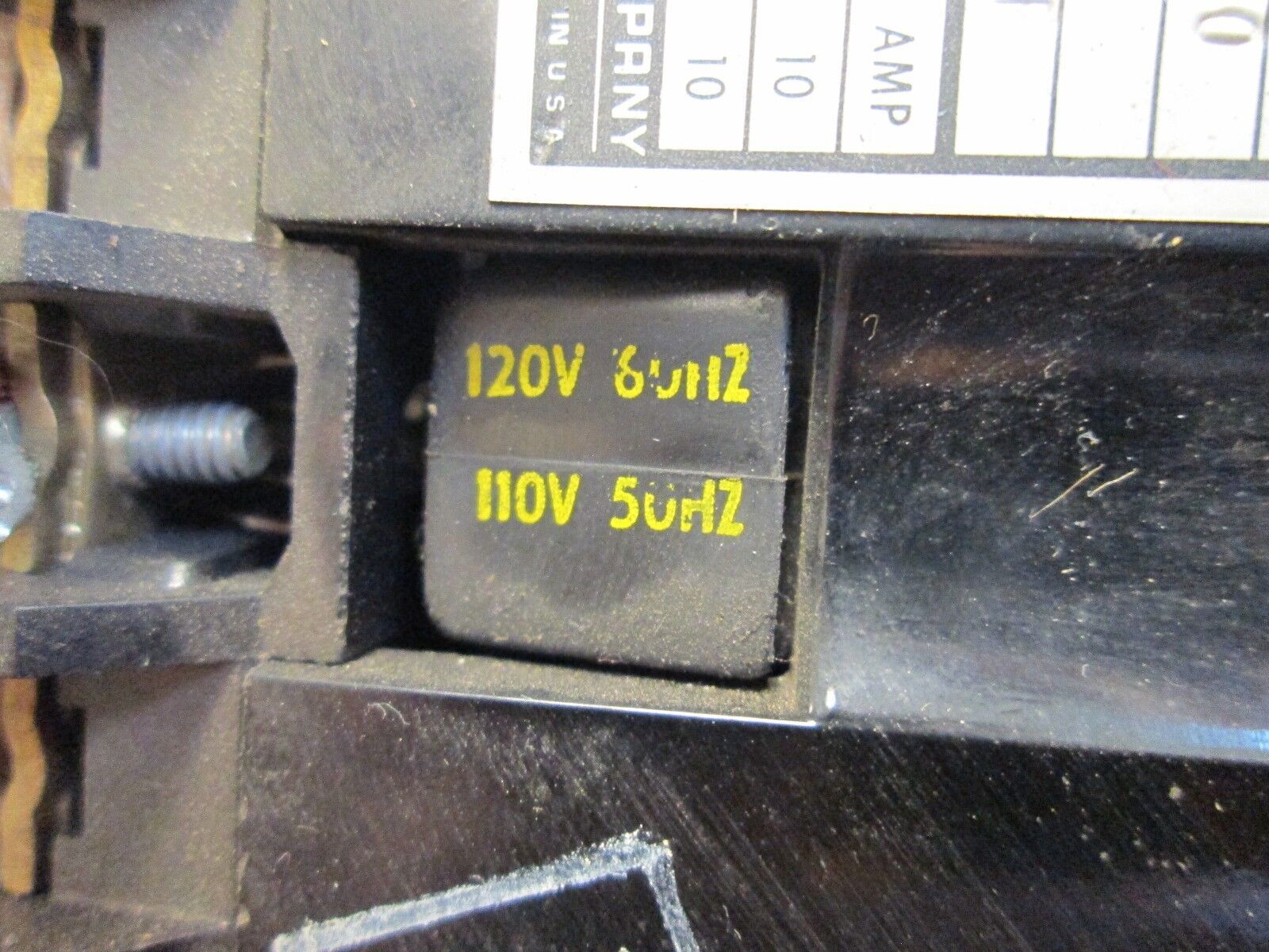 Square D Control Relay 8501 G040 120V Coil Used